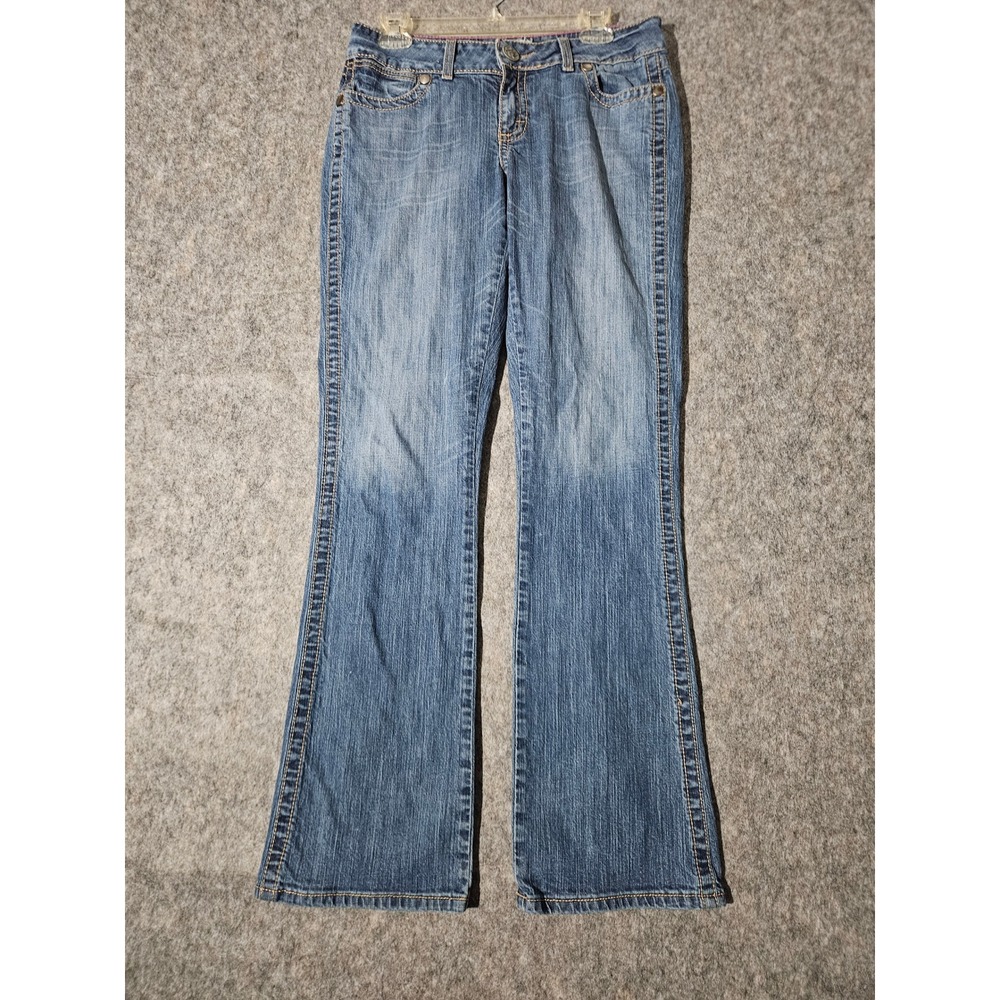 Wrangler Premium Patch Women Jeans Bootcut Embellished Pockets 9/10x34 09MWZDI